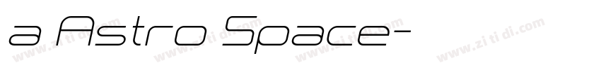 a Astro Space字体转换